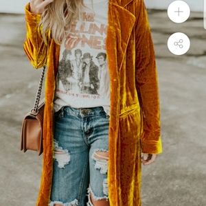 Velvet coat